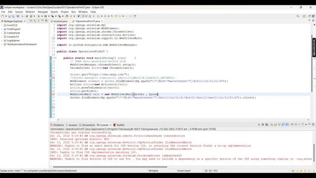 Explicit waits in Selenium WebDriver | Selenium WebDriver | Lecture 51 смотреть онлайн
