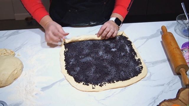 Сдобный маковый рулет смотреть онлайн