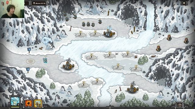 Kingdom Rush - Прохождение #18: Ледовый Пик смотреть онлайн
