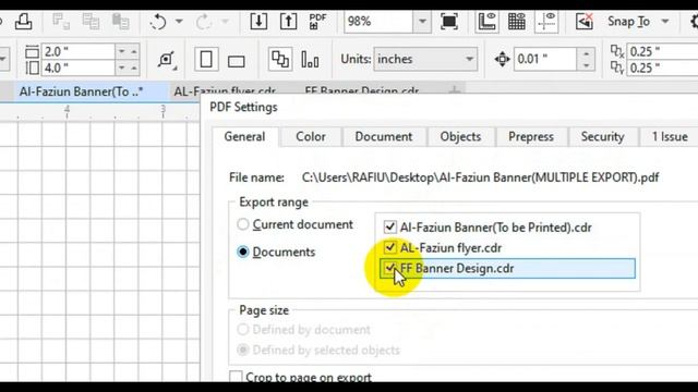 coreldraw export all pages to pdf (Tutorial) смотреть онлайн