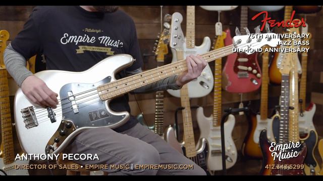 Fender 75th Anniversary Jazz Bass - EMPIRE MUSIC смотреть онлайн