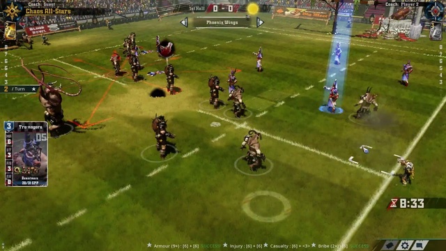 Blood Bowl 2 - Chaos Basic Fouls Gameplay Trailer смотреть онлайн