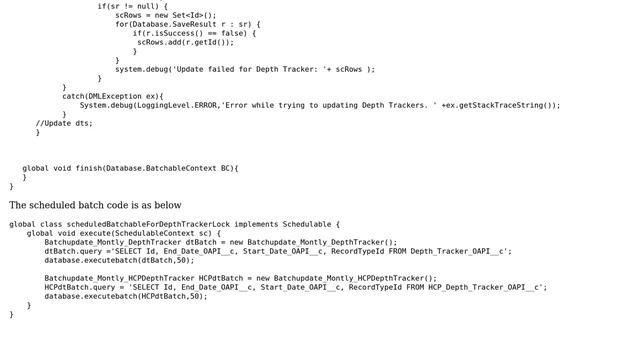 Salesforce: Getting null pointer exception running a batch apex смотреть онлайн