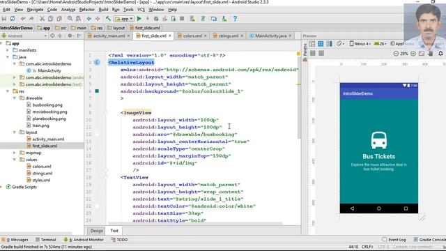 Android App Intro Slider - 3/6 - Prepare the Slides смотреть онлайн