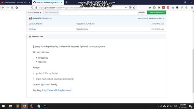 jQuery Auto Mass Exploiter ( Python ) смотреть онлайн