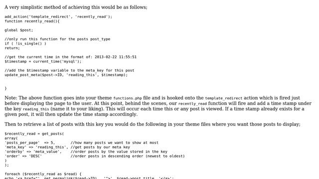 Wordpress: How to add a new meta key and assign timestamp to posts? смотреть онлайн