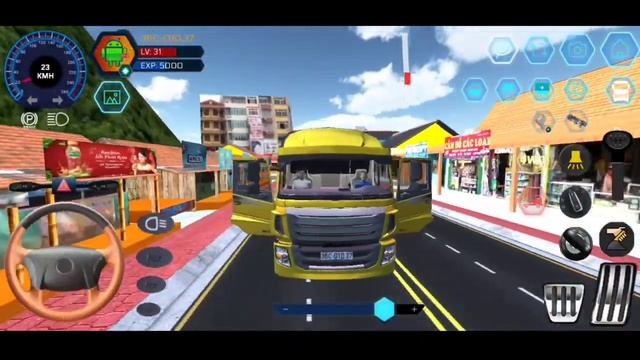 Truck Simulator Vietnam - Drive Cargo Truck In City - Truck Game Android Gameplay смотреть онлайн