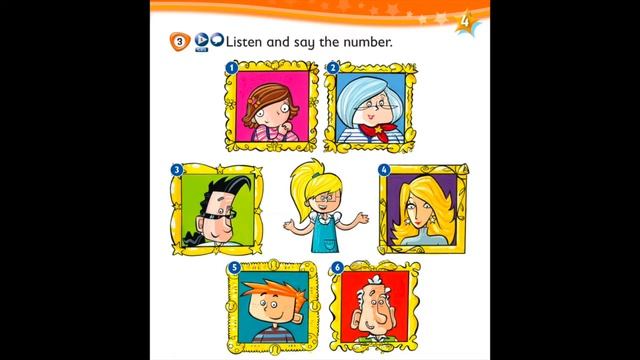 Kids Box 1, Unit 4.2 My family. Listen and say the number. смотреть онлайн