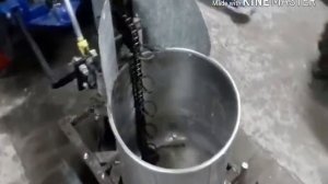 Самодельная картофелесажалка к/м "Из нових санжар "