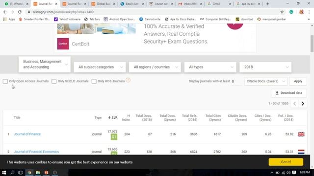 CARA MENCARI JURNAL SCOPUS SESUAI TEMA DI SCIMAGOJR смотреть онлайн