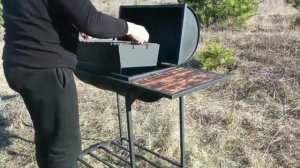 Мангал гриль барбекю из бочки