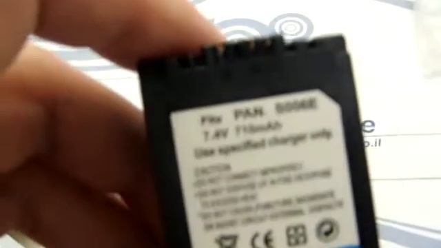 PANASONIC S006E סוללה תחליפית למצלמה