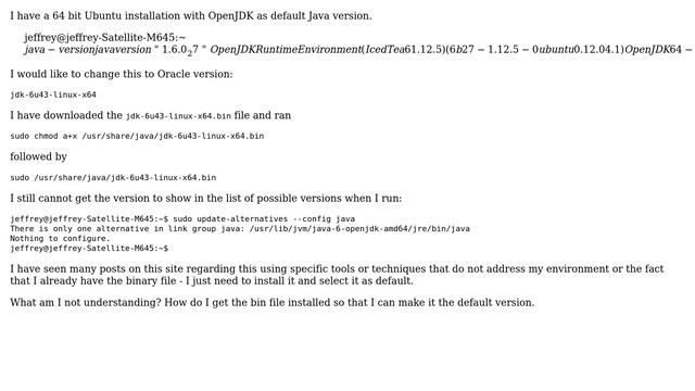 How to set Sun Java JDK as default on Ubuntu 12.04 LTS 64 bit? смотреть онлайн