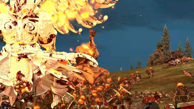 GRAND CATHAY vs CHAOS DWARFS - TotalWar Warhammer 3 смотреть онлайн