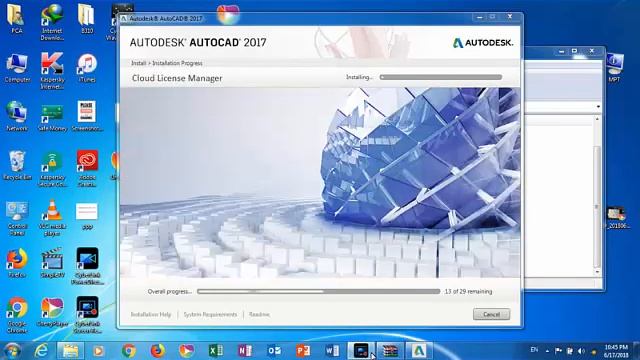 How to install Autocad 2017 and 2018 in Windows 7 смотреть онлайн