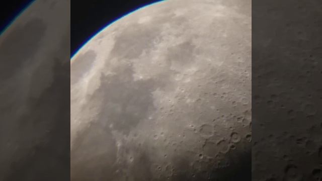 MOON with my DIY Telescope 180x zoom смотреть онлайн