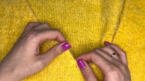 Очень ПРОСТОЙ джемпер спицами с V-образным вырезом! ЭКСПРЕСС МАСТЕР-КЛАСС! Подойдёт для новичков!