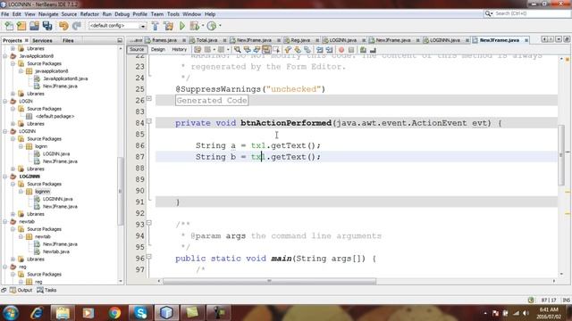 How to create Login Forms in Java Jfarme. смотреть онлайн