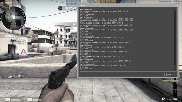 Local deathmatch server with bots CS:GO by ceh9 // Локальный ДМ сервер с ботами смотреть онлайн