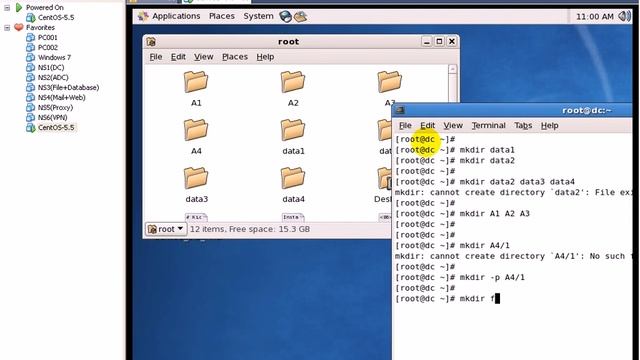 Linux Tutorial Create Folder mkdir смотреть онлайн