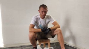 Наливной пол (эпоксидный) своими руками. Простейший способ. Набор №15