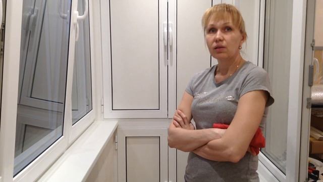 Отзыв о шкафах с алюминиевыми дверцами на балконе. Народные окна смотреть онлайн