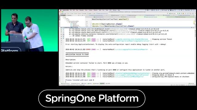 SpringOne Platform 2016 Keynote - Spring Boot Weather Application Demo смотреть онлайн