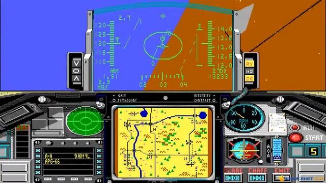 Falcon A.T. gameplay (PC Game, 1988) смотреть онлайн