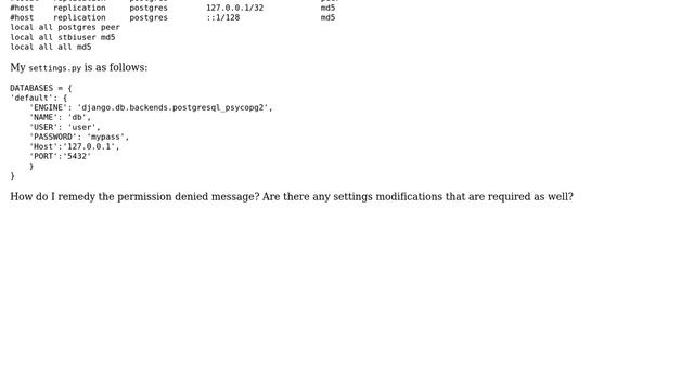 Django Cannot Create Test Database Permission Denied смотреть онлайн