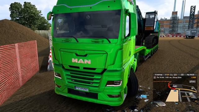 Euro Truck Simulator 2 конвой на новеньком ман 2022 смотреть онлайн
