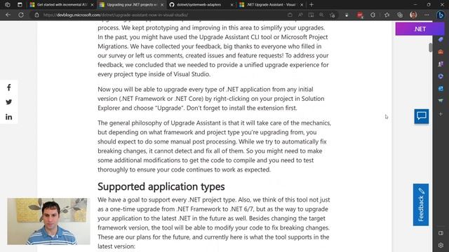 Intro to the Upgrade Assistant Visual Studio Extension [7/18] Migrating from ASP.NET to ASP.NET Cor смотреть онлайн