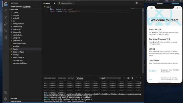 React Native #1 - Create React Native App & Setup || A3Experts || Jogendra Singh смотреть онлайн