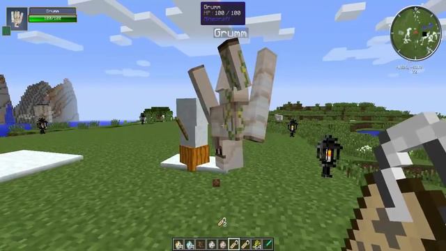 КАК ПЕРЕВЕРНУТЬ МОБОВ В МАЙНКРАФТ.