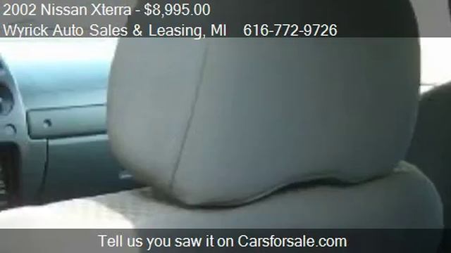 2002 Nissan Xterra SE 4WD - For Sale In Zeeland, MI 49464