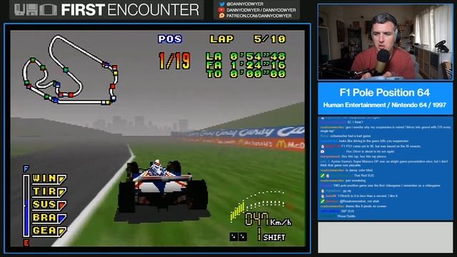 F1 Pole Position 64 (N64) - First Encounter смотреть онлайн