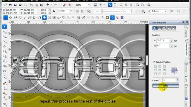 How to create chrome text in CorelDraw / Corel PHOTO paint ver2 (UK ver) смотреть онлайн