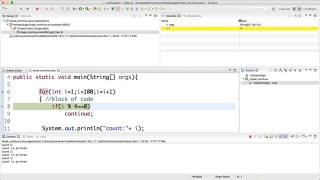 4 Loop Control Break and Continue смотреть онлайн