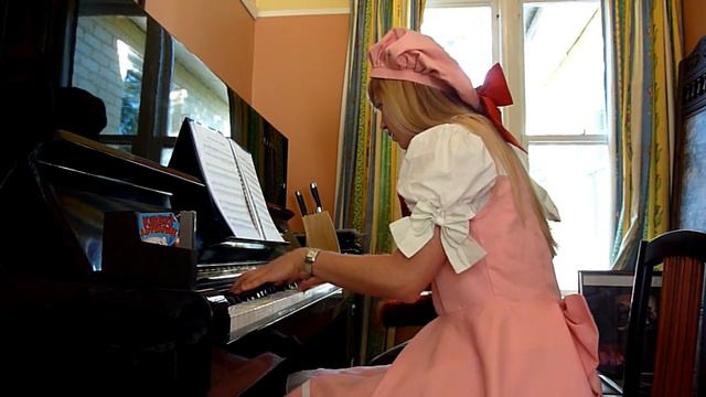 Lara and Zorsy play Kirby's Dreamland/Gourmet Race, piano duet! (piano cover) смотреть онлайн