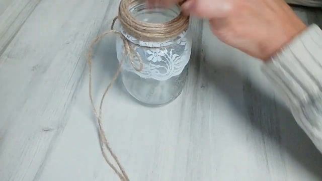 DIY?Новогодний Подсвечник из Банки. Vaso Portacandele Natalizio.? Tutorial смотреть онлайн