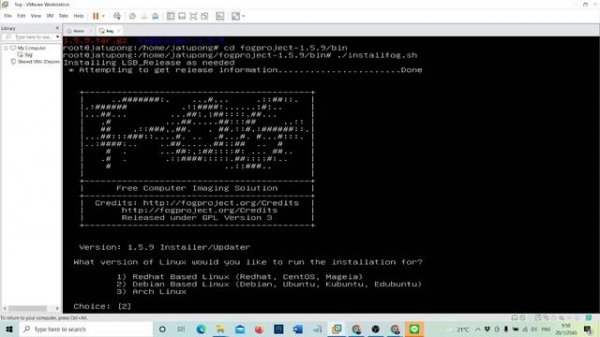 ubuntu 20.04 fog project