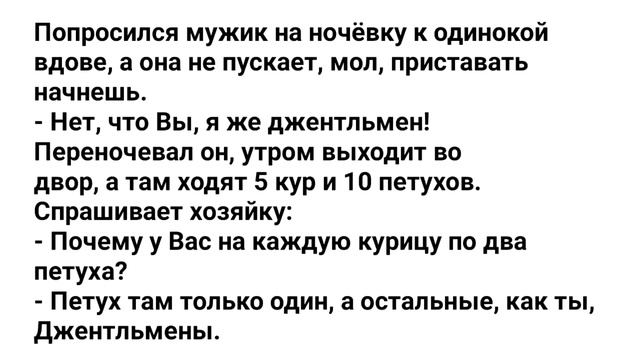 Анекдоты про Девушку у Гинеколога, Женскую Общагу, Мужика и Одинокую Вдову! Юмор! смотреть онлайн