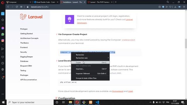Laravel 8 tutorial (Darija) #02 - Installation - تعلم لارافيل بالدارجة смотреть онлайн