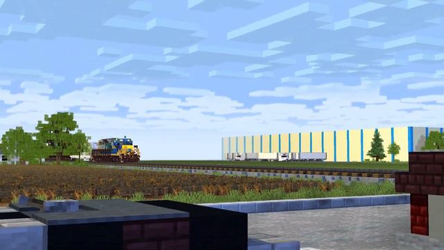Minecraft CSX 8888 Runaway Train Animation смотреть онлайн