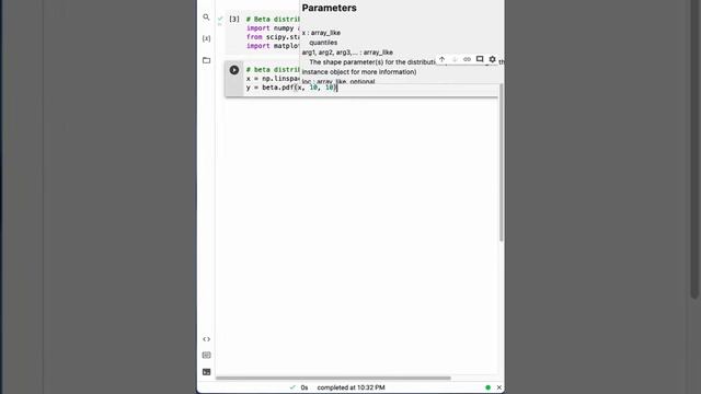How to plot "Beta Distribution" in Python смотреть онлайн