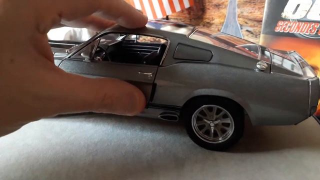 Gone in 60 Seconds Chrono Movie 2000 1/18 1967 Ford Mustang Shelby GT500 Eleanor Greenlight Diecast смотреть онлайн