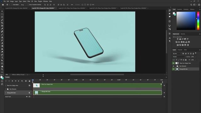 Animated iPhone 14 Pro Mockups (PSD to GIF) - 5 Scenes смотреть онлайн