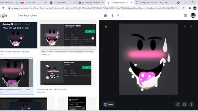 Glue Face LAS CARAS MAS TRAUMANTES DE ROBLOX!! смотреть онлайн