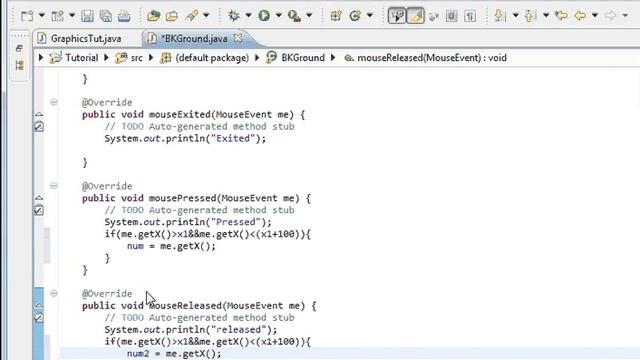 Java programming part 103 Graphics : Java Animation 6 MouseListener 2 смотреть онлайн