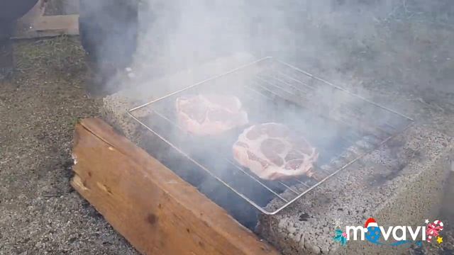 01.01.2019. Первый шашлык на своём участке. смотреть онлайн