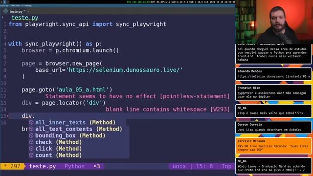 Automação de browsers com Playwright | Live de Python #222 смотреть онлайн
